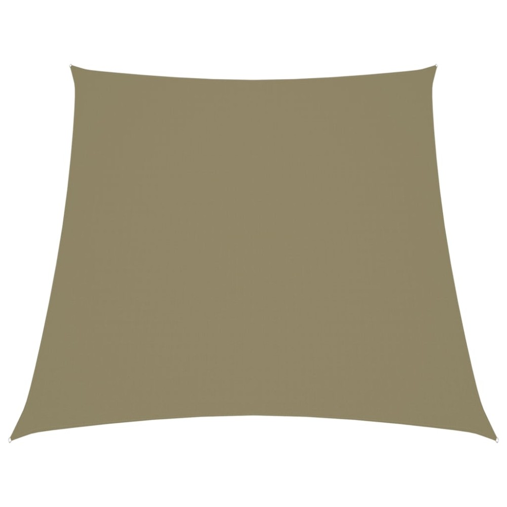 vidaXL Parasolar, bej, 2/4x3 m, țesătură oxford, trapez