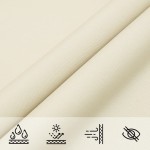 vidaXL Pânză parasolar, crem, 3x3 m, țesătură oxford, pătrat vidaXL Pânză parasolar, crem, 3x3 m, țesătură oxford, pătrat