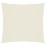 vidaXL Parasolar, crem, 7x7 m, țesătură oxford, pătrat vidaXL Parasolar, crem, 7x7 m, țesătură oxford, pătrat
