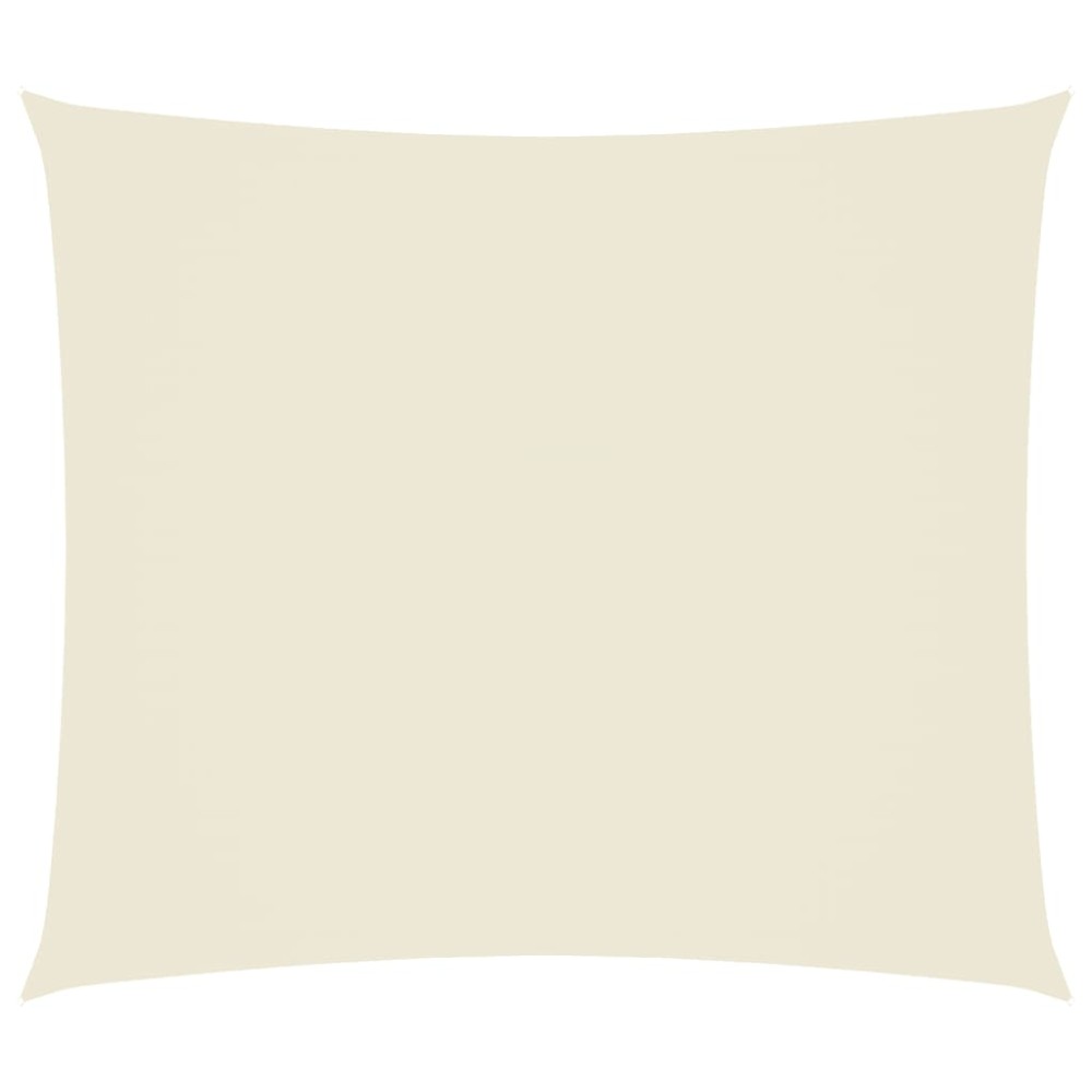 vidaXL Pânză parasolar, crem, 2x2,5 m, țesătură oxford, dreptunghiular