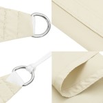 vidaXL Parasolar, crem, 2x3 m, țesătură oxford, dreptunghiular vidaXL Parasolar, crem, 2x3 m, țesătură oxford, dreptunghiular