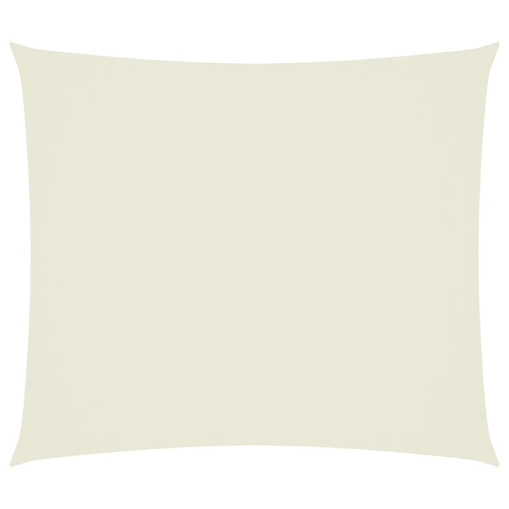 vidaXL Pânză parasolar, crem, 2,5x3 m, țesătură oxford, dreptunghiular