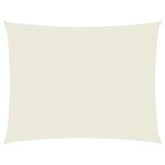 vidaXL Pânză parasolar, crem, 3x4,5 m, țesătură oxford, dreptunghiular vidaXL Pânză parasolar, crem, 3x4,5 m, țesătură oxford, dreptunghiular
