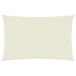 vidaXL Pânză parasolar, crem, 4x7 m, țesătură oxford, dreptunghiular