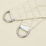 vidaXL Pânză parasolar crem 5x8 m țesătură oxford dreptunghiular