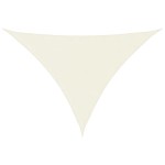 vidaXL Parasolar, crem, 2,5x2,5x3,5 m, țesătură oxford, triunghiular vidaXL Parasolar, crem, 2,5x2,5x3,5 m, țesătură oxford, triunghiular
