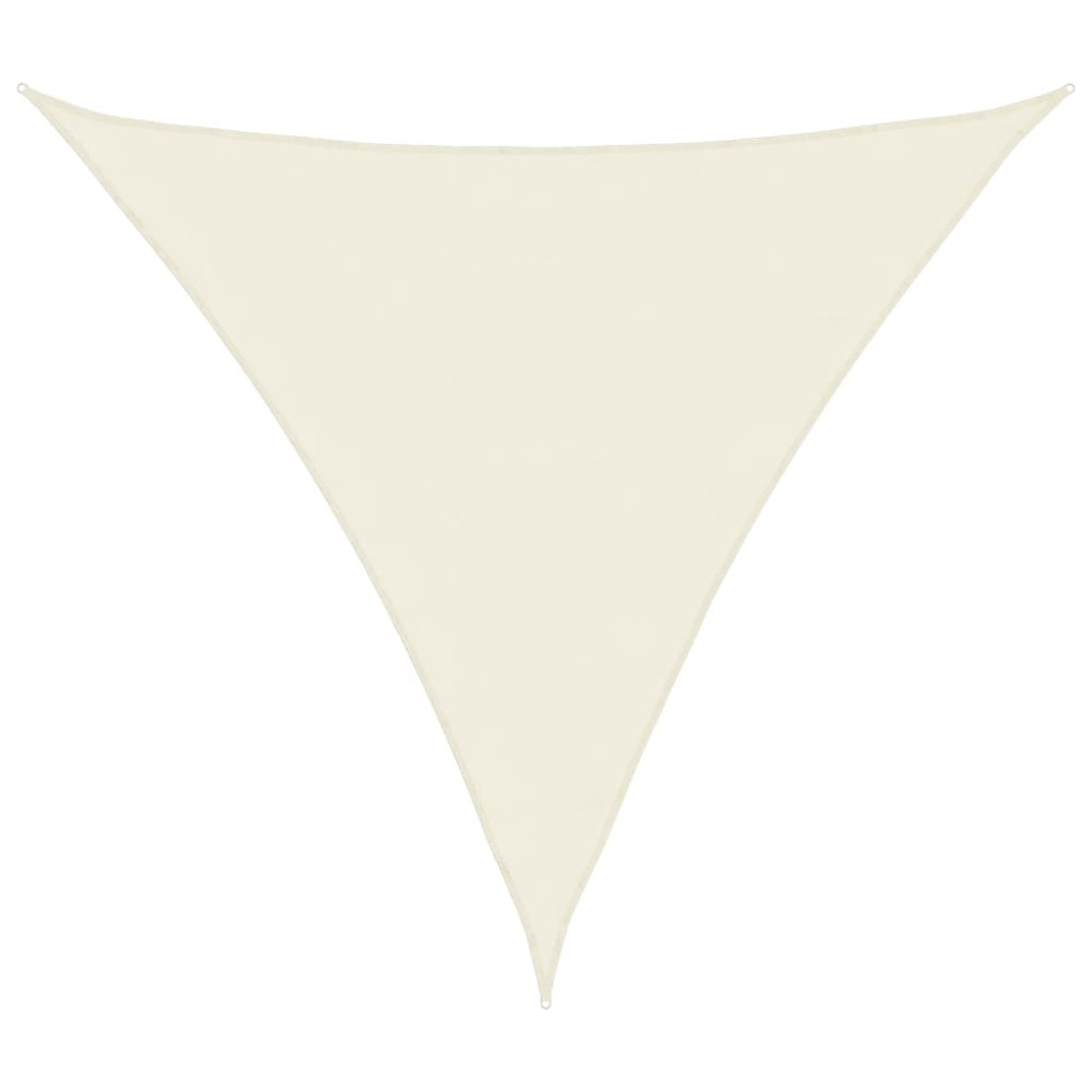 vidaXL Parasolar, crem, 4,5x4,5x4,5 m, țesătură oxford, triunghiular