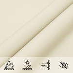 vidaXL Parasolar, crem, 4,5x4,5x4,5 m, țesătură oxford, triunghiular