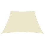 vidaXL Parasolar, crem, 2/4x3 m, țesătură oxford, trapez vidaXL Parasolar, crem, 2/4x3 m, țesătură oxford, trapez