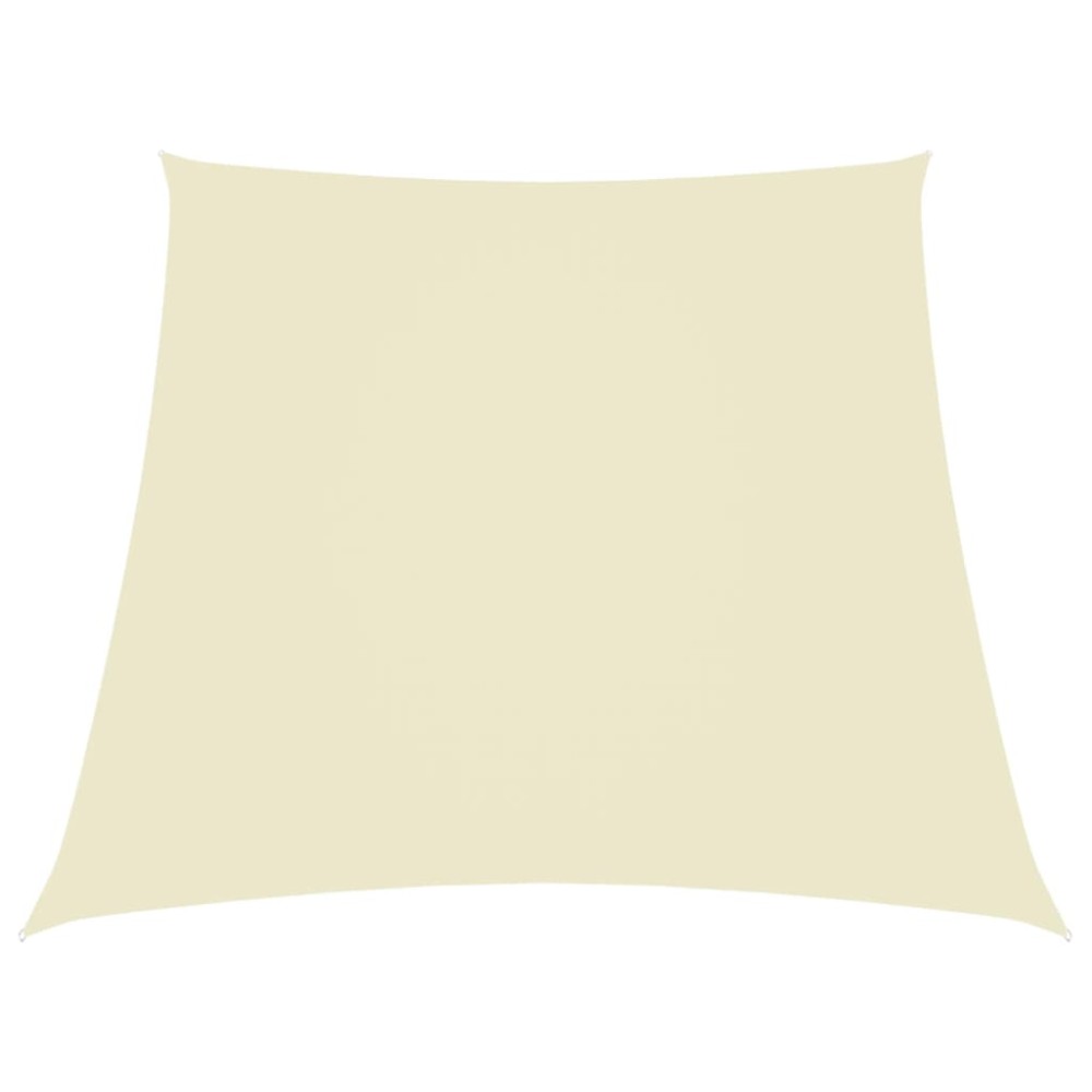 vidaXL Parasolar, crem, 2/4x3 m, țesătură oxford, trapez