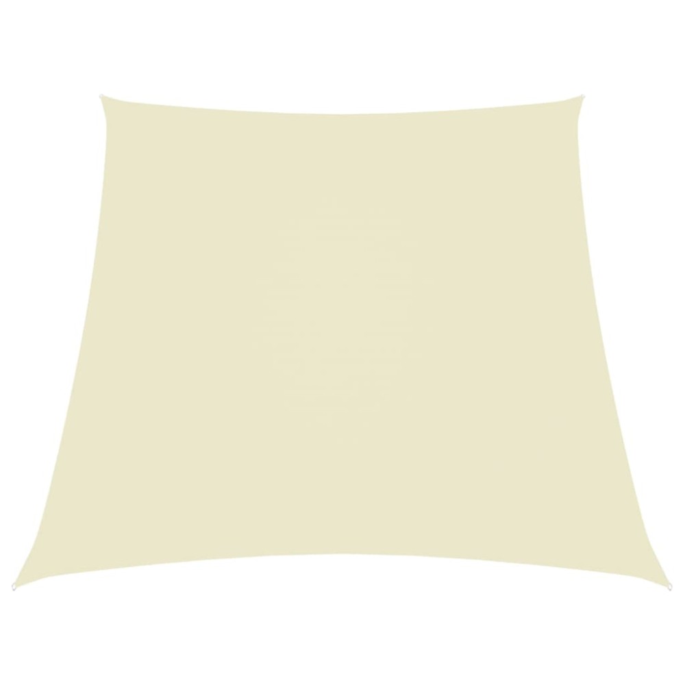 vidaXL Parasolar, crem, 3/5x4 m, țesătură oxford, trapez
