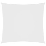 vidaXL Pânză parasolar, alb, 2x2 m, țesătură oxford, pătrat