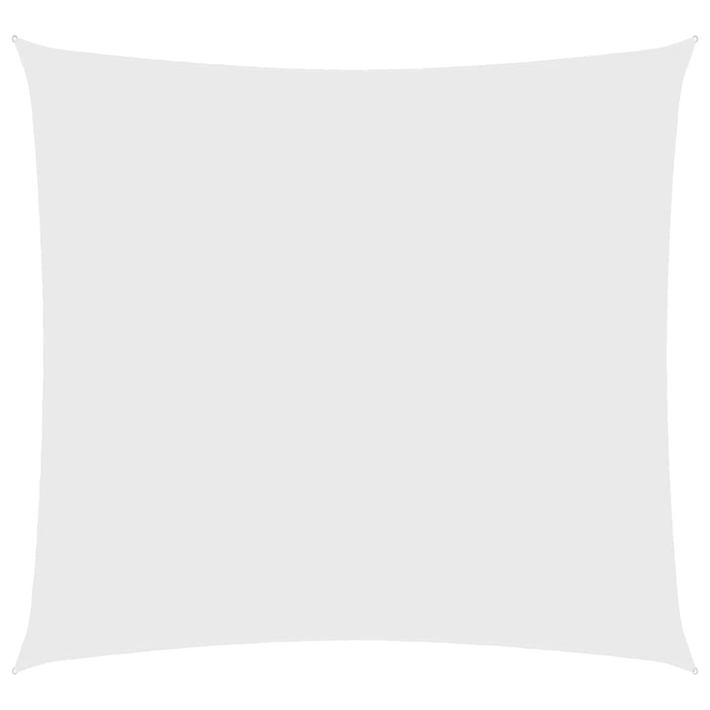 vidaXL Pânză parasolar, alb, 3x3 m, țesătură oxford, pătrat