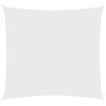 vidaXL Pânză parasolar, alb, 3x3 m, țesătură oxford, pătrat