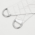 vidaXL Pânză parasolar, alb, 3x3 m, țesătură oxford, pătrat