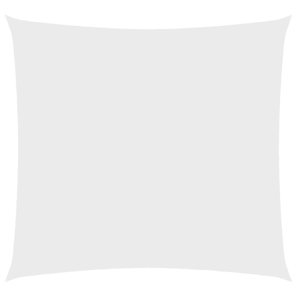 vidaXL Pânză parasolar, alb, 3,6x3,6 m, țesătură oxford, pătrat