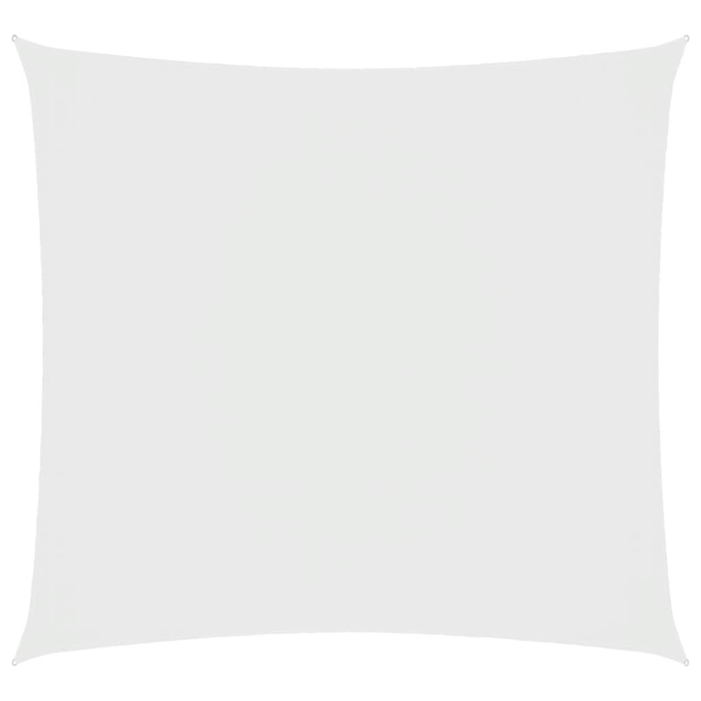 vidaXL Pânză parasolar, alb, 4,5x4,5 m, țesătură oxford, pătrat