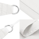 vidaXL Parasolar, alb, 6x6 m, țesătură oxford, pătrat vidaXL Parasolar, alb, 6x6 m, țesătură oxford, pătrat