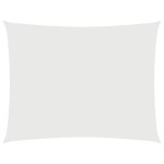 vidaXL Parasolar, alb, 2x3 m, țesătură oxford, dreptunghiular vidaXL Parasolar, alb, 2x3 m, țesătură oxford, dreptunghiular