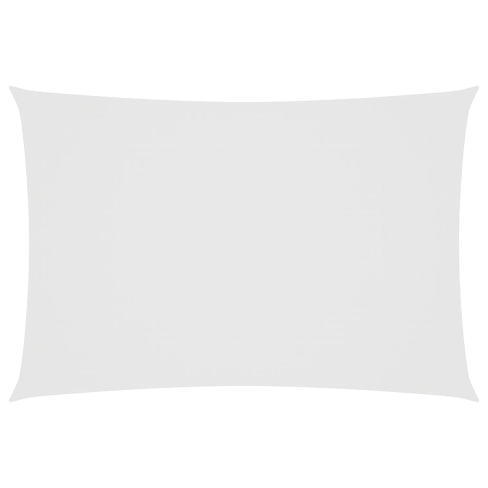 vidaXL Parasolar, alb, 2,5x4,5 m, țesătură oxford, dreptunghiular