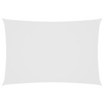 vidaXL Parasolar, alb, 2,5x4,5 m, țesătură oxford, dreptunghiular vidaXL Parasolar, alb, 2,5x4,5 m, țesătură oxford, dreptunghiular