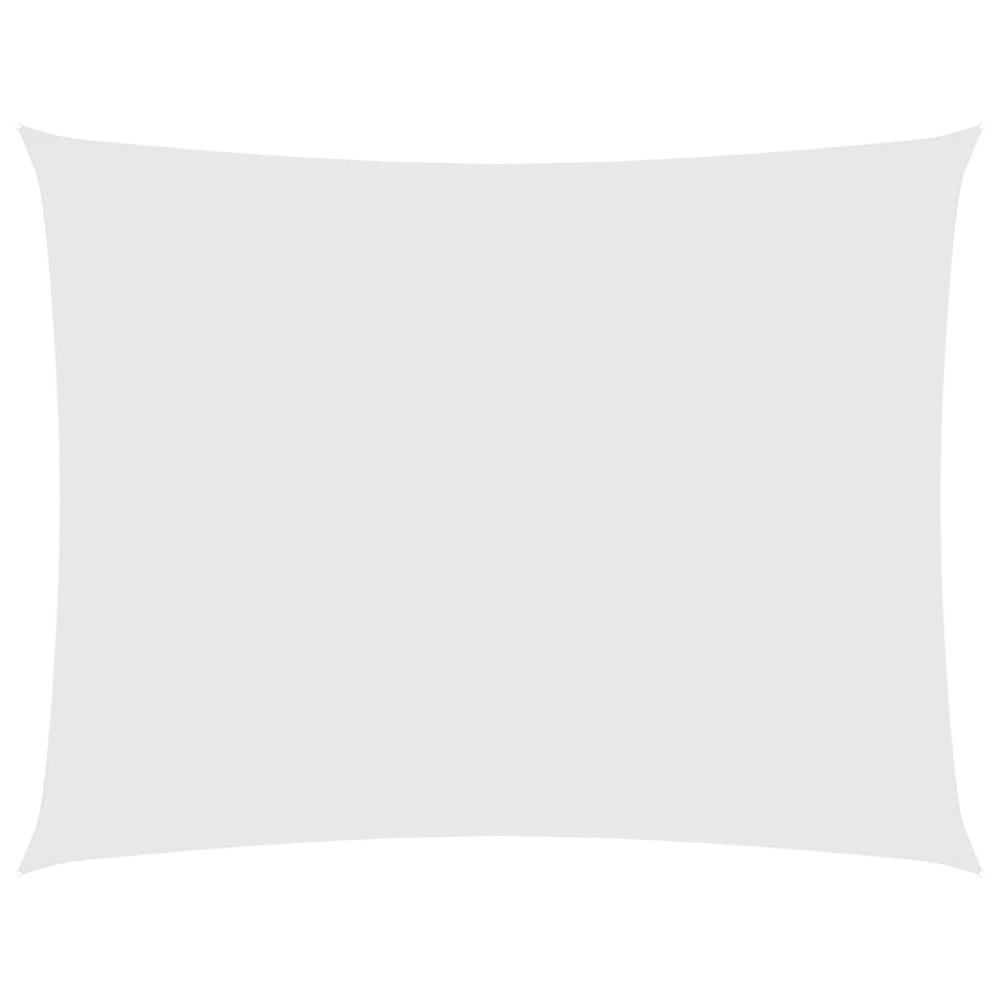 vidaXL Pânză parasolar, alb, 3x5 m, țesătură oxford, dreptunghiular