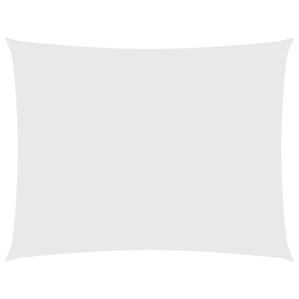 vidaXL Pânză parasolar, alb, 3x6 m, țesătură oxford, dreptunghiular