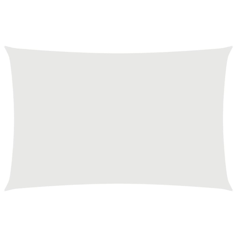 vidaXL Pânză parasolar, alb, 4x7 m, țesătură oxford, dreptunghiular