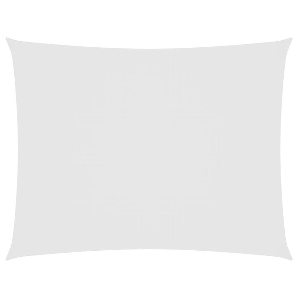 vidaXL Pânză parasolar, alb, 5x6 m, țesătură oxford, dreptunghiular