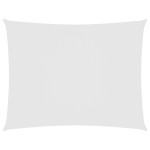 vidaXL Pânză parasolar, alb, 5x6 m, țesătură oxford, dreptunghiular