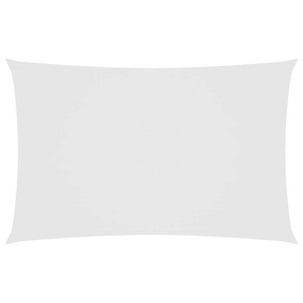 vidaXL Pânză parasolar, alb, 5x8 m, țesătură oxford, dreptunghiular