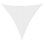 vidaXL Parasolar, alb, 3x3x3 m, țesătură oxford, triunghiular vidaXL Parasolar, alb, 3x3x3 m, țesătură oxford, triunghiular
