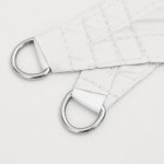vidaXL Parasolar, alb, 3x3x3 m, țesătură oxford, triunghiular vidaXL Parasolar, alb, 3x3x3 m, țesătură oxford, triunghiular