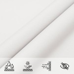 vidaXL Parasolar, alb, 3x3x3 m, țesătură oxford, triunghiular vidaXL Parasolar, alb, 3x3x3 m, țesătură oxford, triunghiular