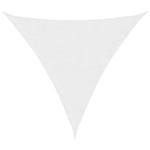vidaXL Parasolar, alb, 4,5x4,5x4,5 m, țesătură oxford, triunghiular vidaXL Parasolar, alb, 4,5x4,5x4,5 m, țesătură oxford, triunghiular