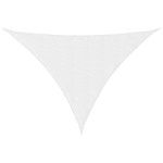 vidaXL Parasolar, alb, 4x5x5 m, țesătură oxford, triunghiular vidaXL Parasolar, alb, 4x5x5 m, țesătură oxford, triunghiular