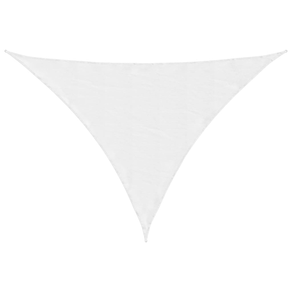 vidaXL Parasolar, alb, 5x6x6 m, țesătură oxford, triunghiular