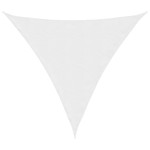 vidaXL Pânză parasolar, alb, 6x6x6 m, țesătură oxford, triunghiular