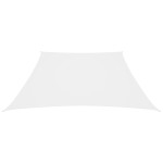 vidaXL Parasolar, alb, 2/4x3 m, țesătură oxford, trapez vidaXL Parasolar, alb, 2/4x3 m, țesătură oxford, trapez