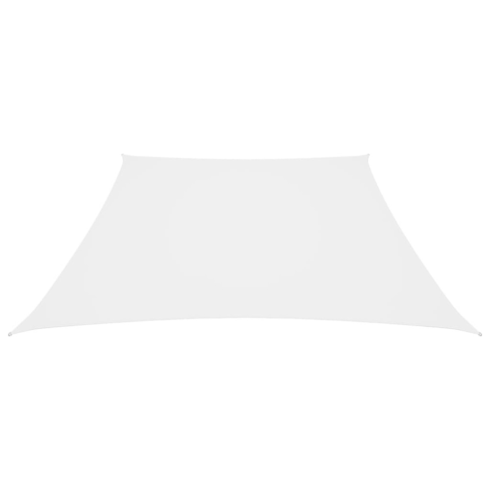 vidaXL Pânză parasolar, alb, 3/4x3 m, țesătură oxford, trapez