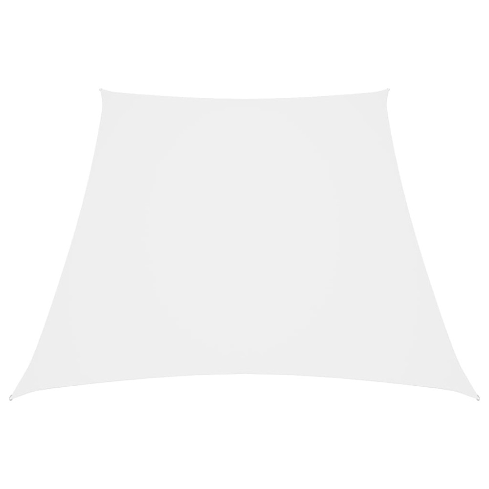 vidaXL Pânză parasolar, alb, 3/4x3 m, țesătură oxford, trapez