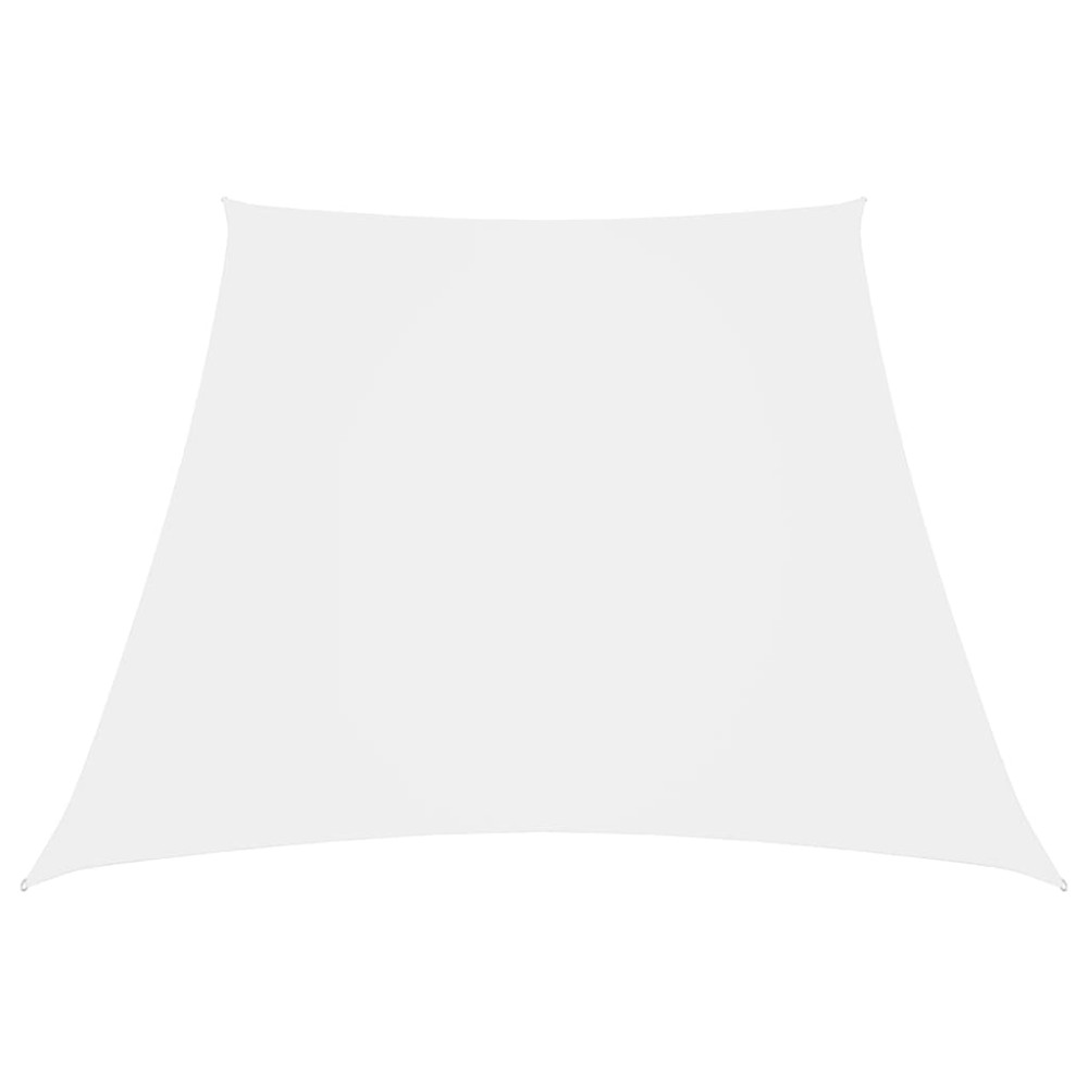 vidaXL Parasolar, alb, 3/5x4 m, țesătură oxford, trapez