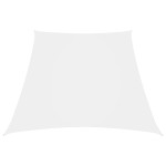 vidaXL Parasolar, alb, 3/5x4 m, țesătură oxford, trapez
