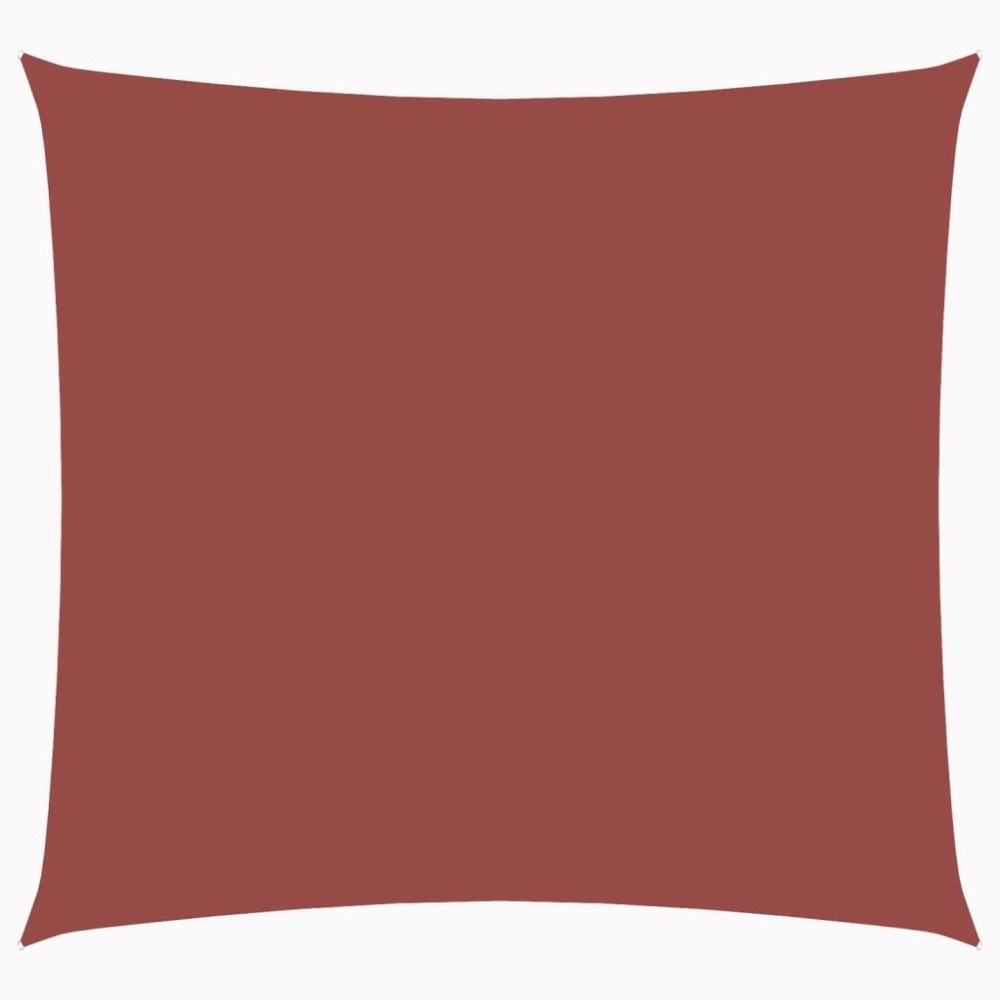 vidaXL Parasolar, cărămiziu, 2,5x2,5 m, țesătură oxford, pătrat