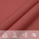 vidaXL Parasolar, cărămiziu, 2,5x2,5 m, țesătură oxford, pătrat