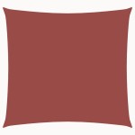 vidaXL Parasolar, cărămiziu, 6x6 m, țesătură oxford, pătrat