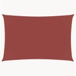 vidaXL Parasolar, cărămiziu, 2x4,5 m, țesătură oxford, dreptunghiular