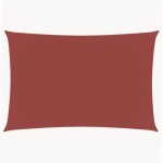 vidaXL Parasolar, cărămiziu, 2x5 m, țesătură oxford, dreptunghiular