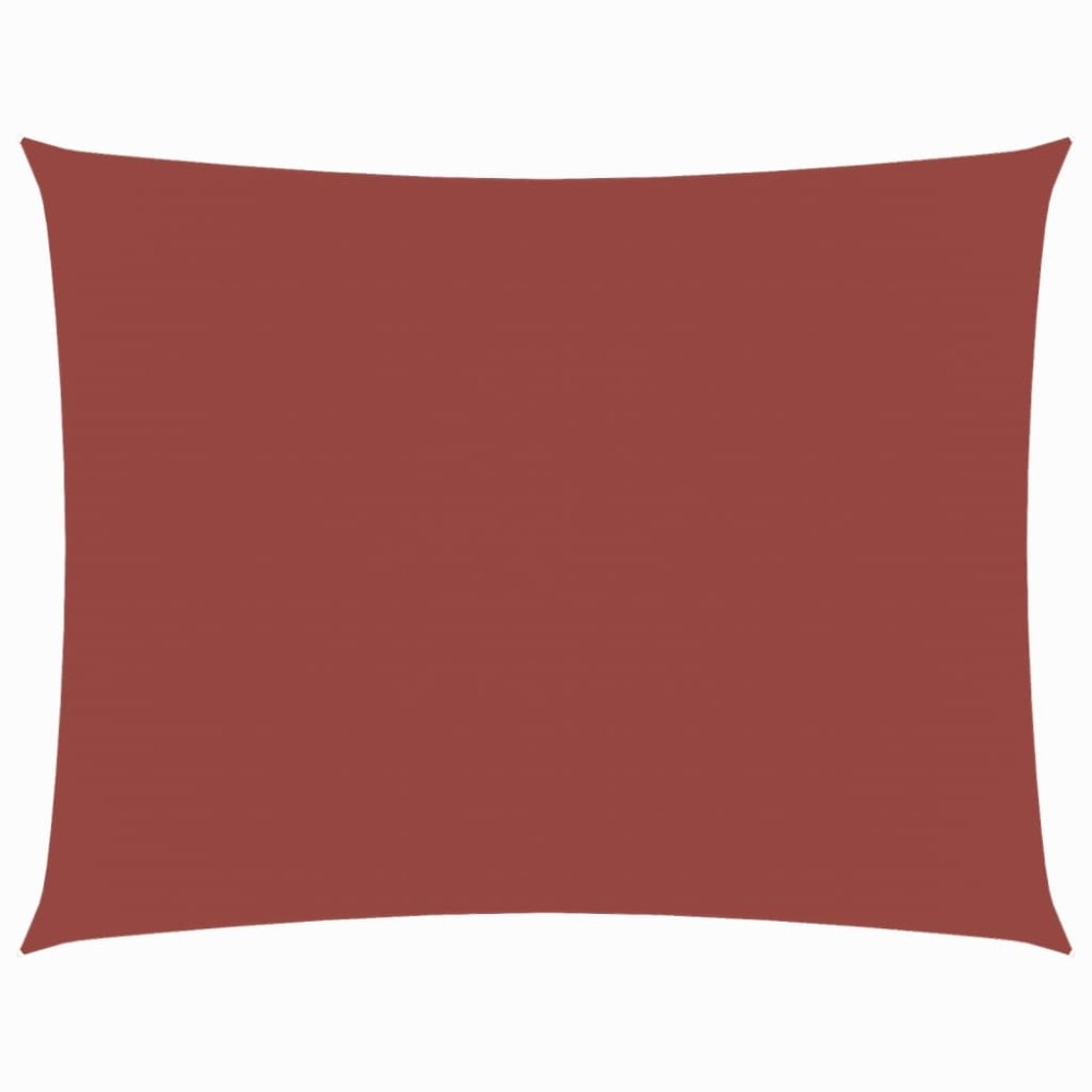 vidaXL Parasolar, cărămiziu, 2,5x4 m, țesătură oxford, dreptunghiular