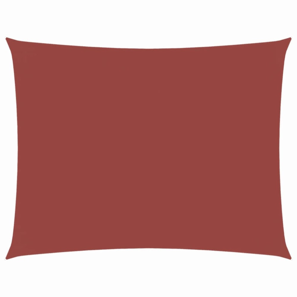 vidaXL Parasolar, cărămiziu, 3x4 m, țesătură oxford, dreptunghiular